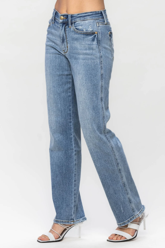 Judy Blue 82540 Dad Jeans boutique jeans for women relaxed fit