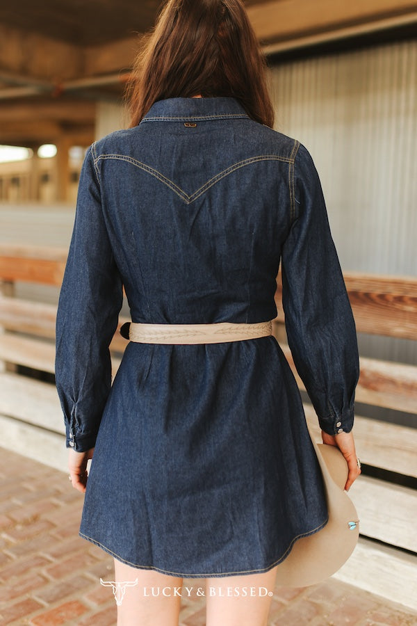 western denim dress Tilda – Button Down Shirt Bust 18(36) Size:33X30 REBANE Maxi Dress Dark Green