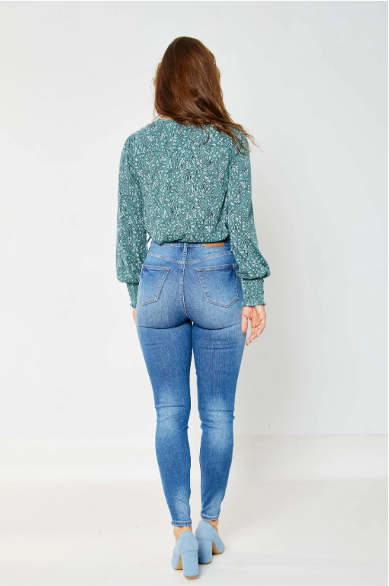 back view jeans for women skinny fit