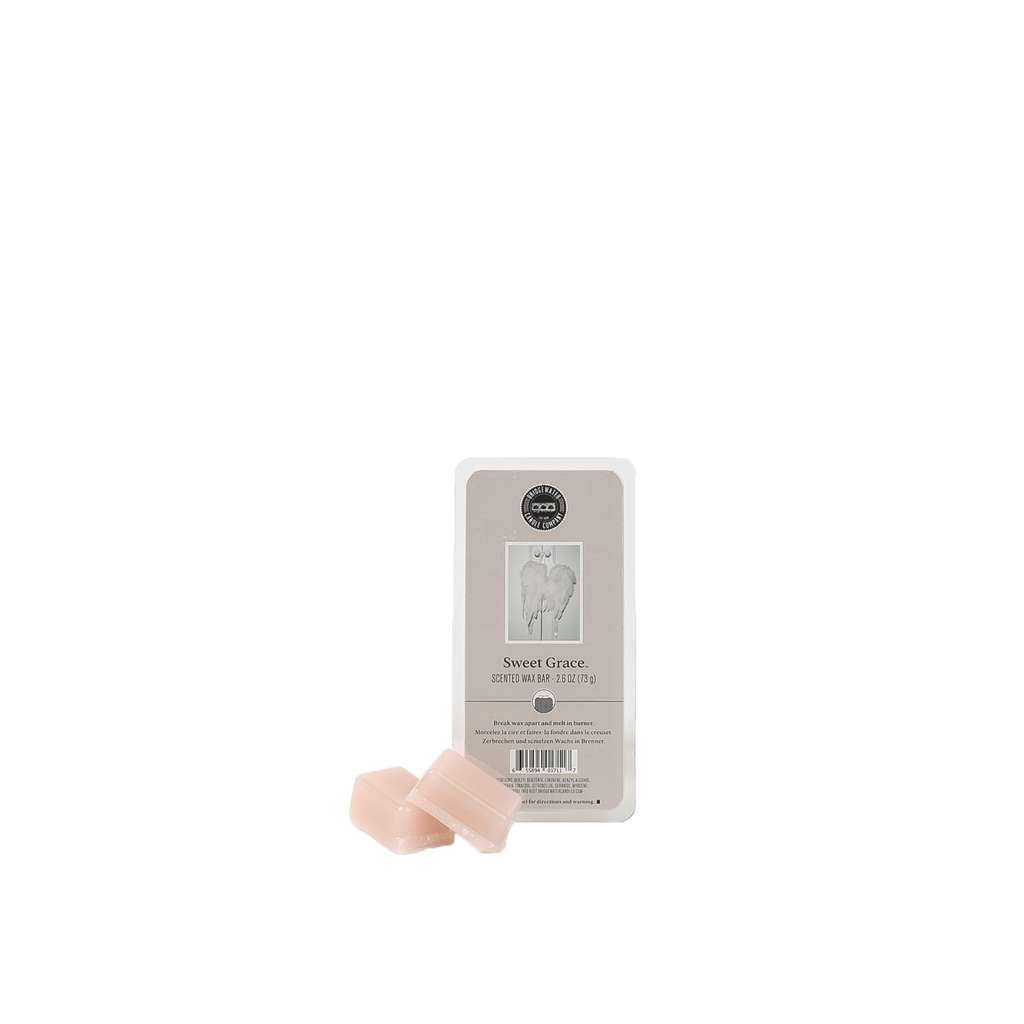 Pink soap bar with a label on a white background