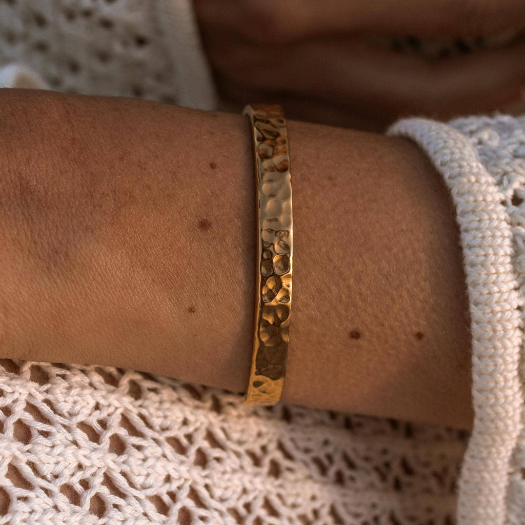 gold cuff bracelet