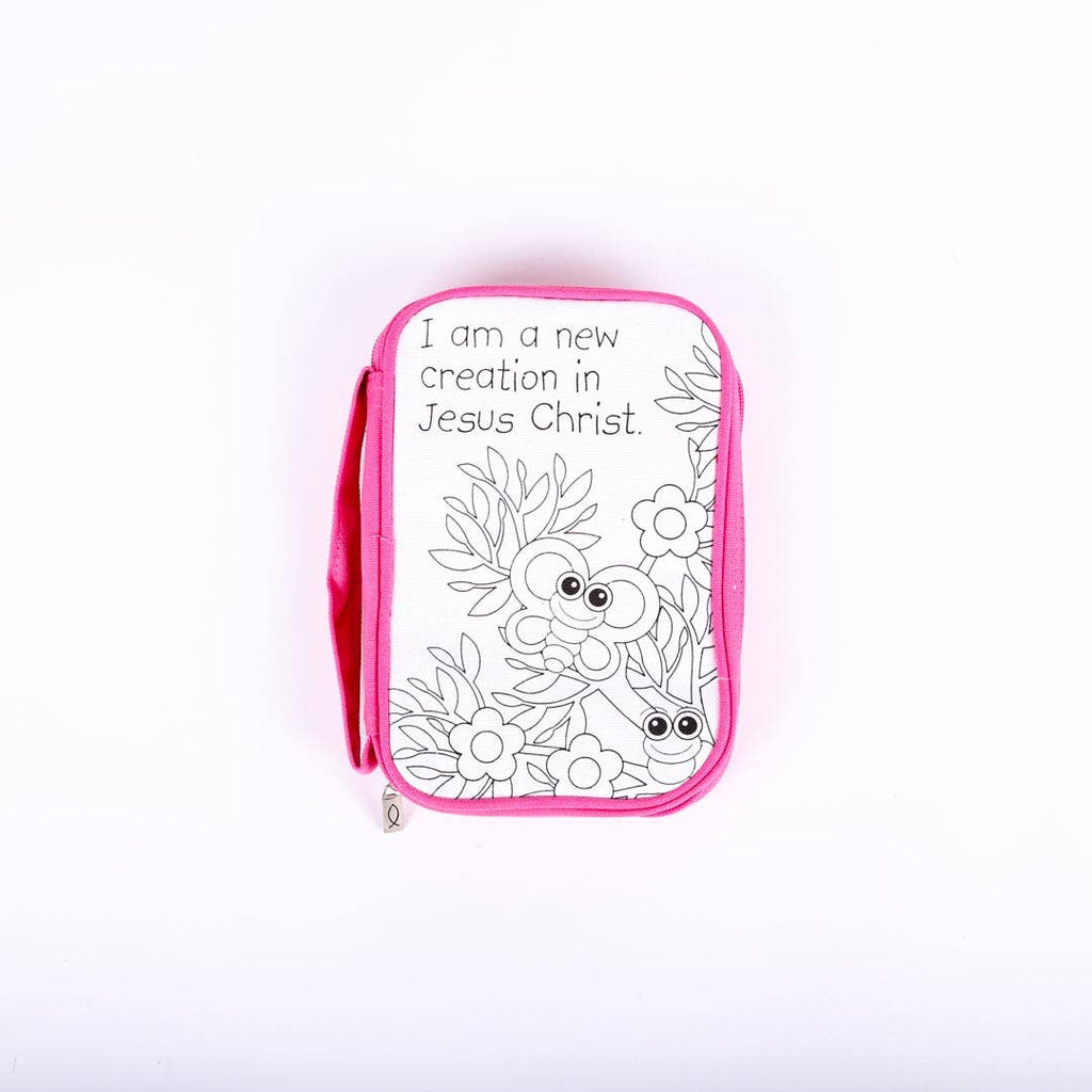 I am a creation in Jesus colorable bible cover
