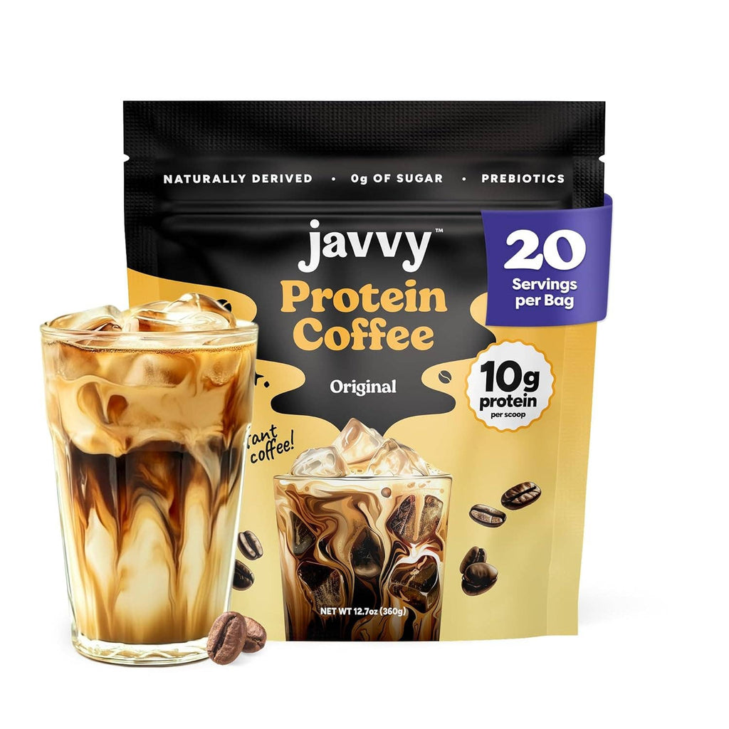 Javy protein coffee in a bag