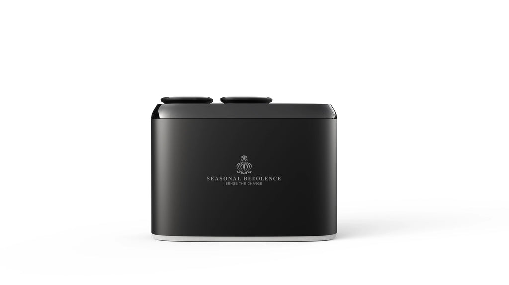 Luxury Smart Dual Diffuser with Bluetooth control, dual fragrance chambers, and cold-air diffusion technology.