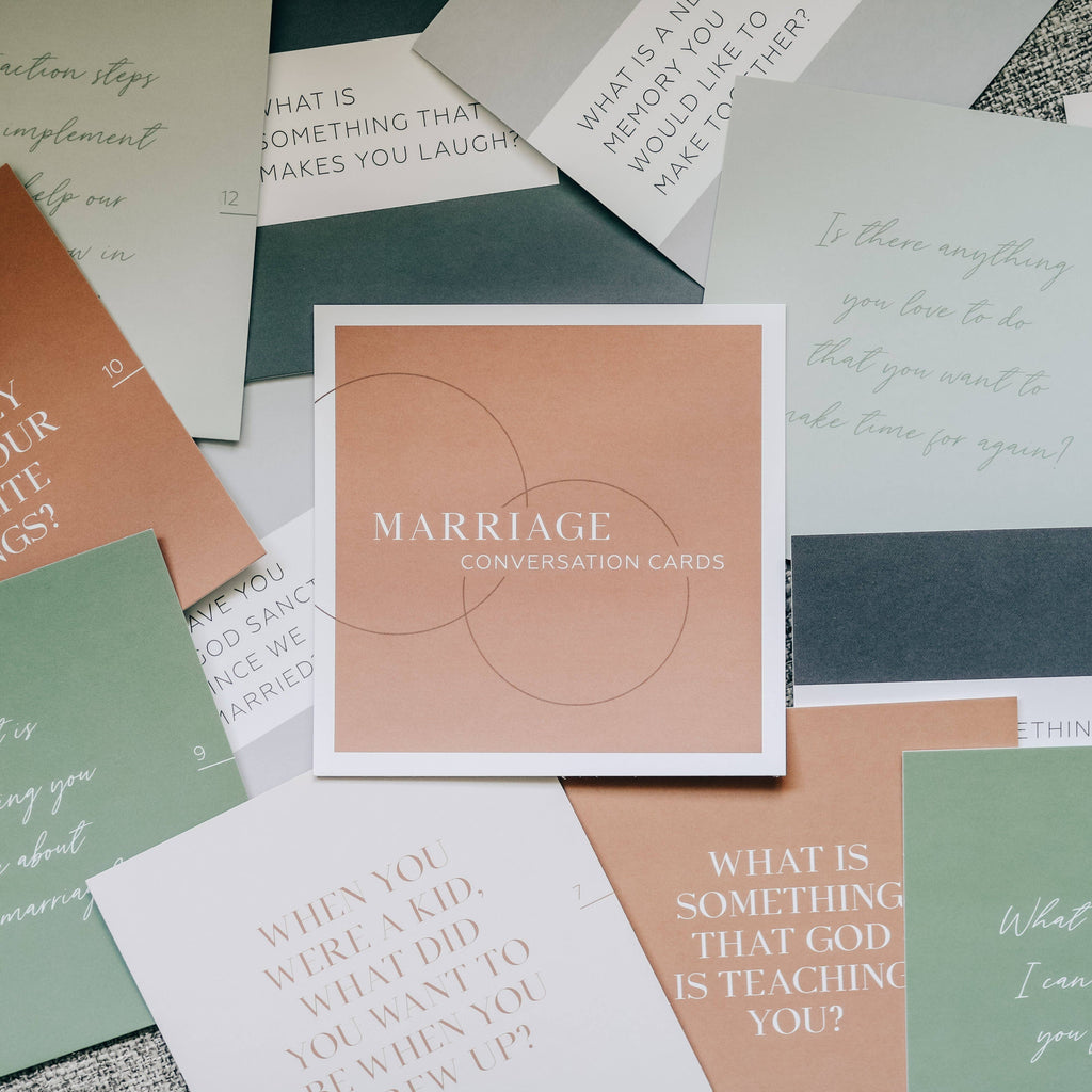 wedding gift of marriage conversatin cards