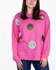 Christmas Sequin Sweatshirt by The Royal Standard featuring festive ornament-shaped sequins on a soft cotton-blend pullover.