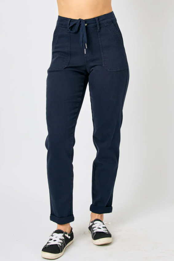 judy blue navy jogger
