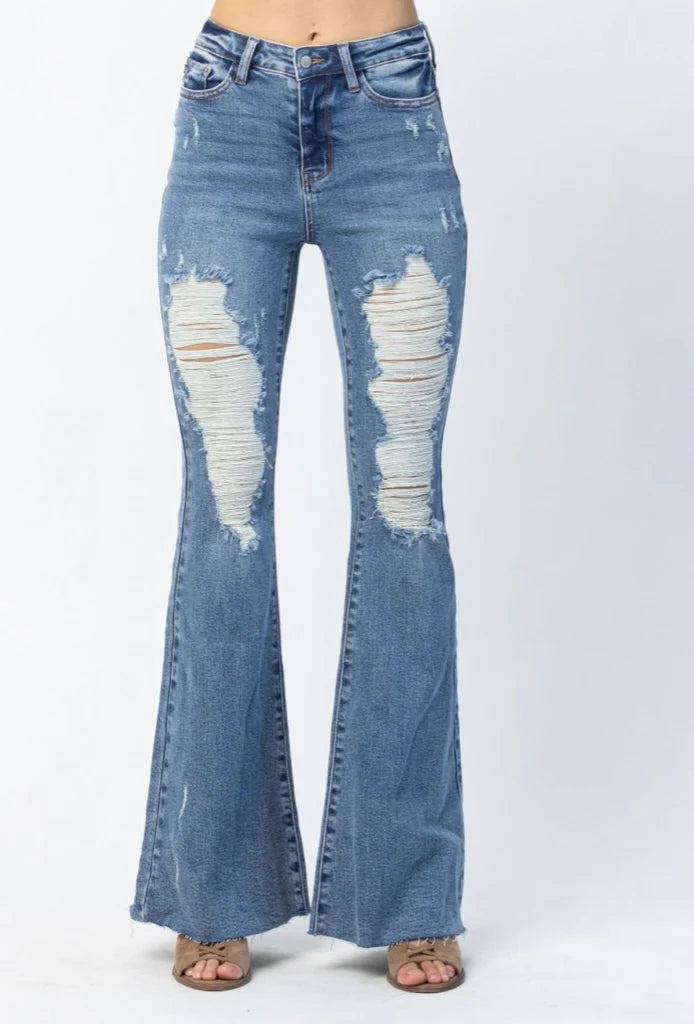 Judy blue boutique denim jeans for women flare