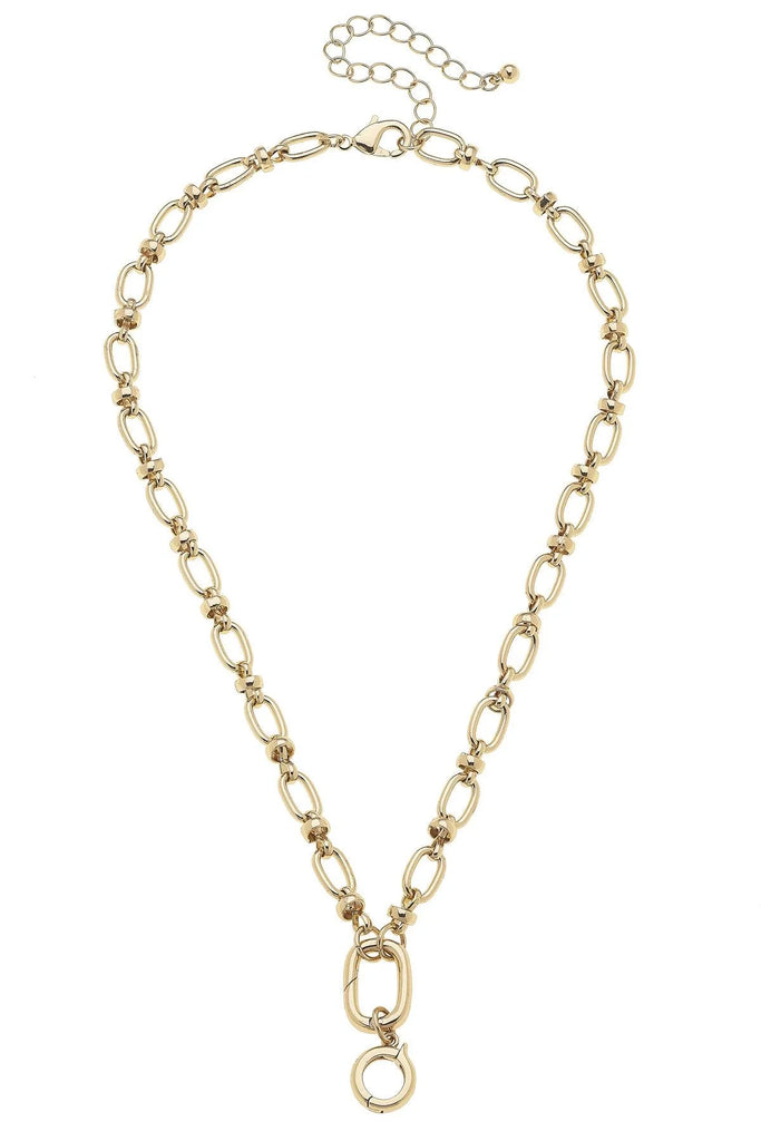 charm necklace gold empty