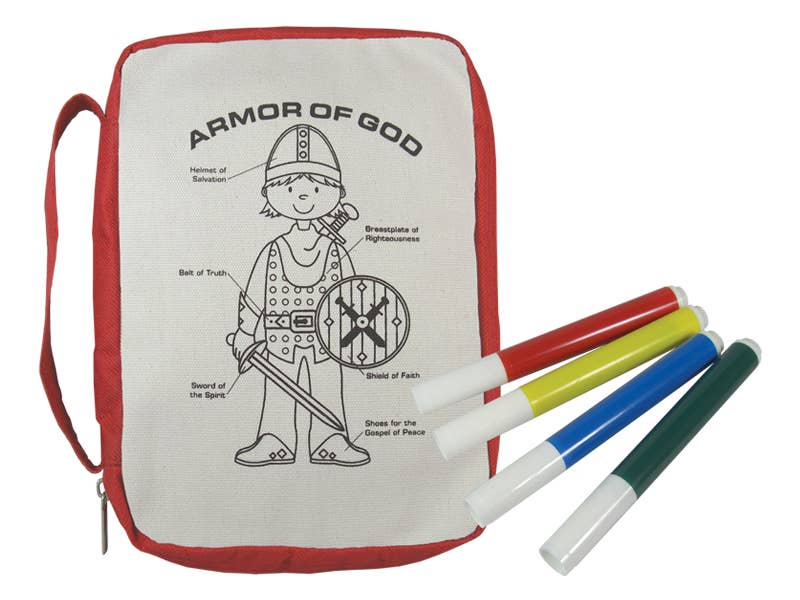 Coloring bible cover Armor of God