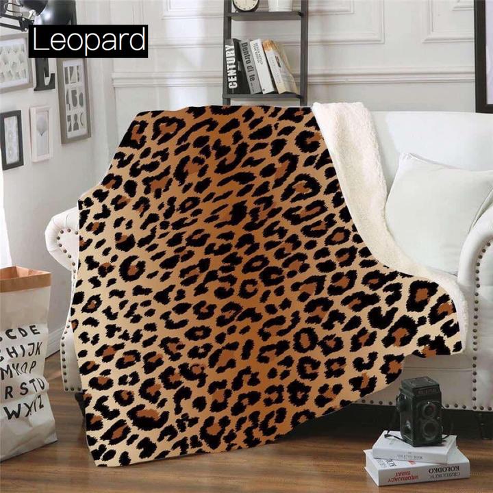 Leopard Deluxe Plush Blanket